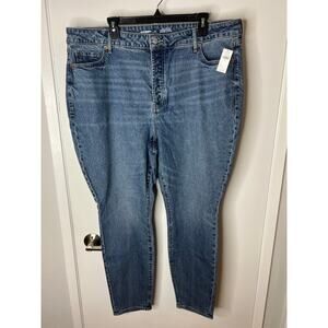 Old Navy Women's Extra High-Rise Pop Icon Skinny Jeans Blue NEW ~ Size 20